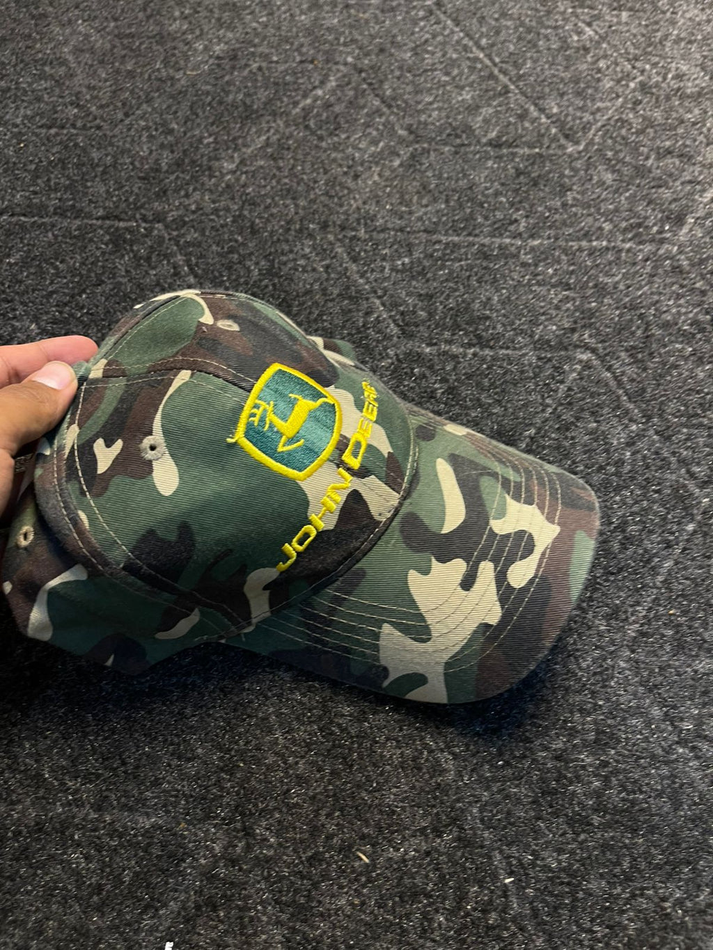 Vintage Camo John Deer Cap