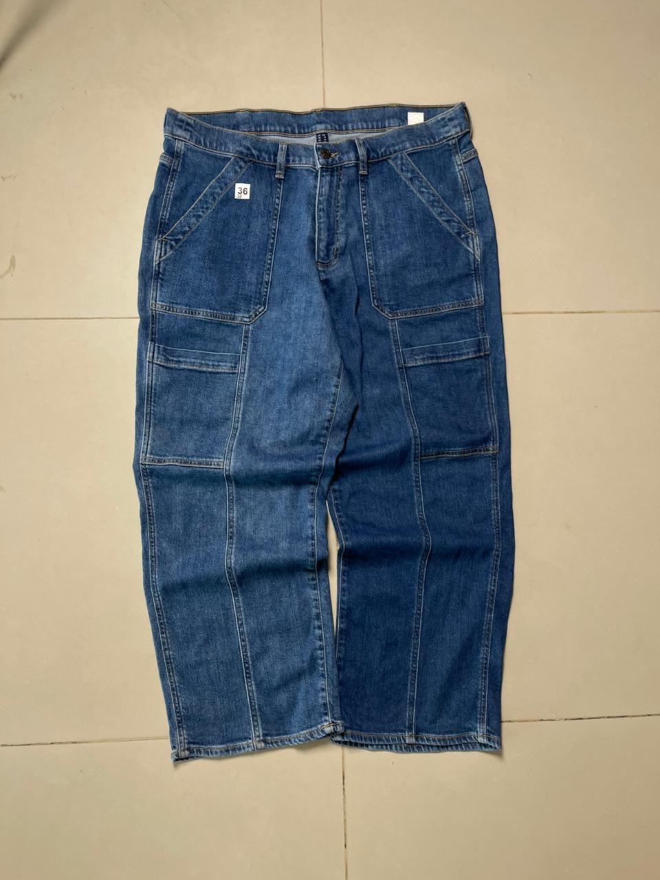 Vintage baggy pockets denim