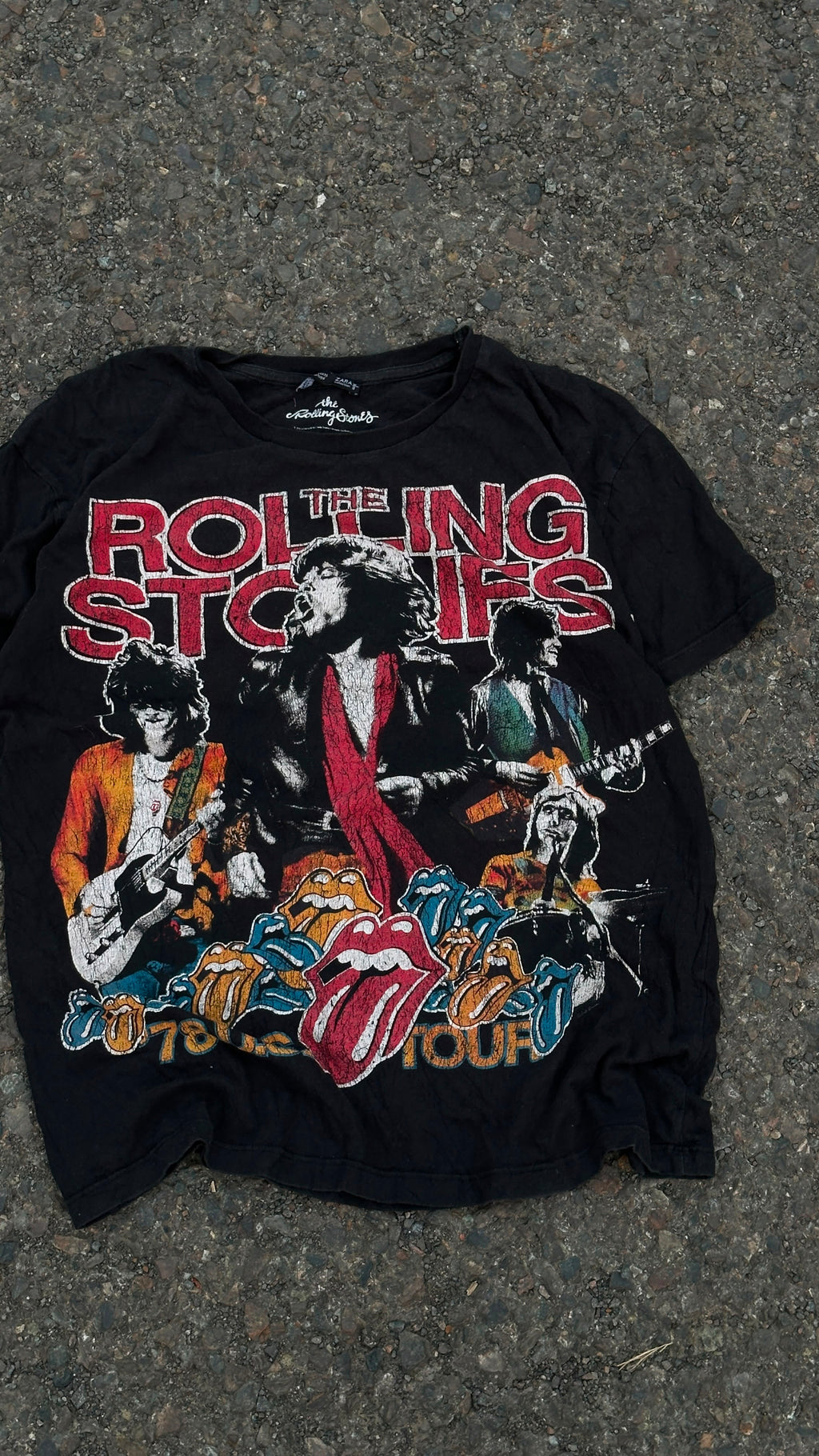 Rolling Stones 90s style band tee