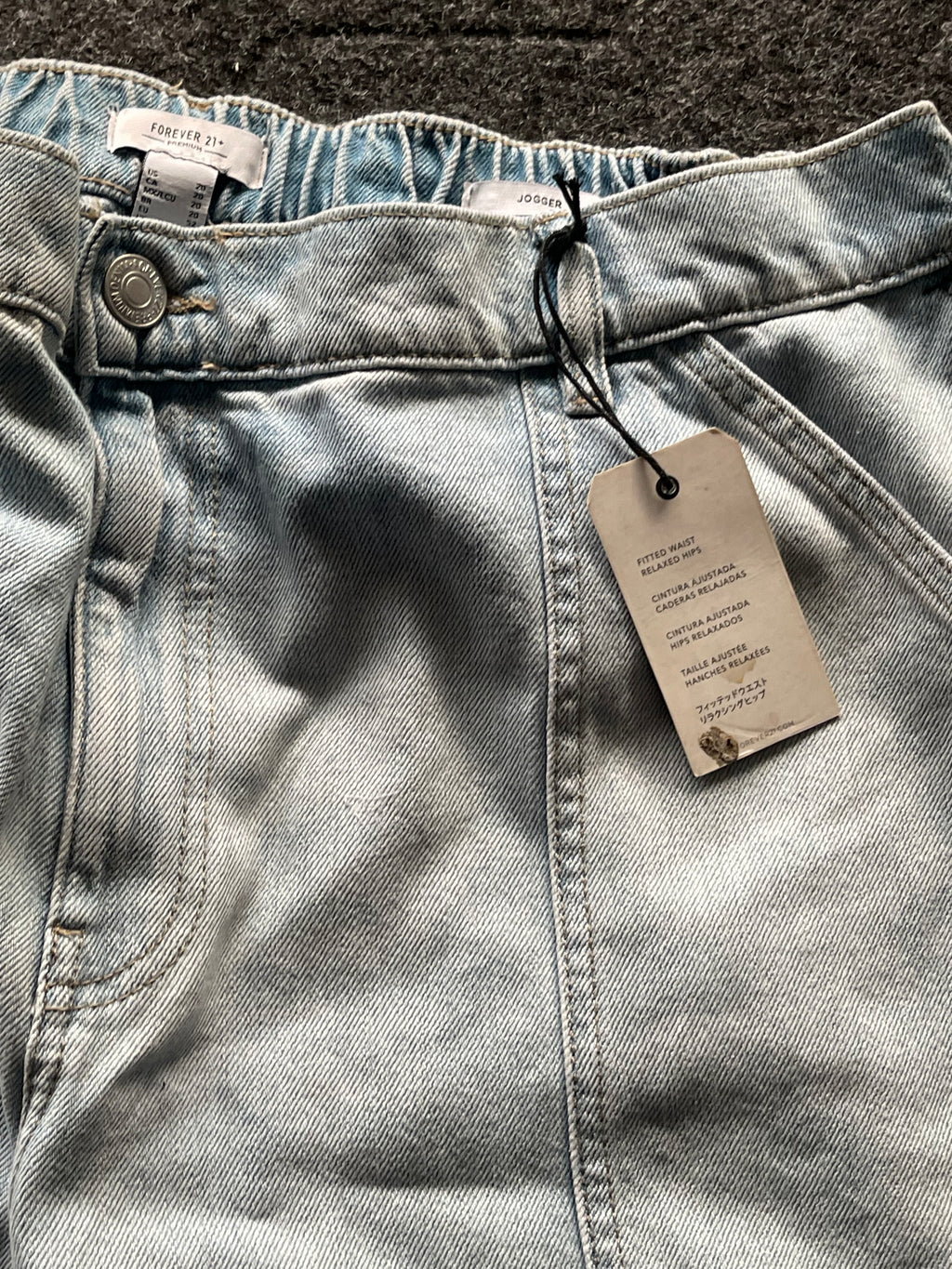 Extremely comfortable forever 21 baggy jogger denim ( unused)