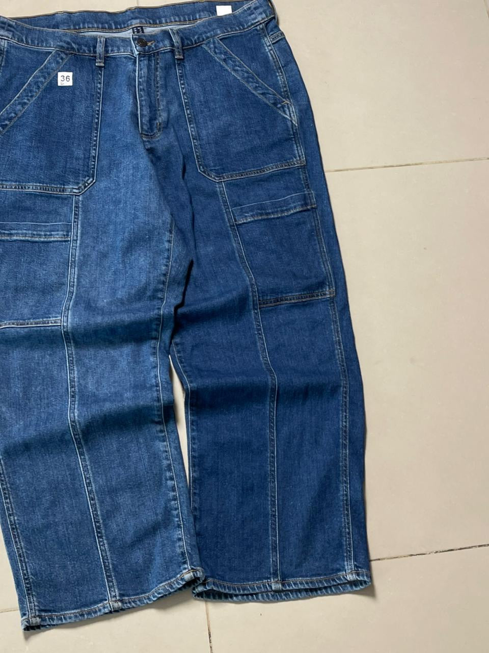 Vintage baggy pockets denim
