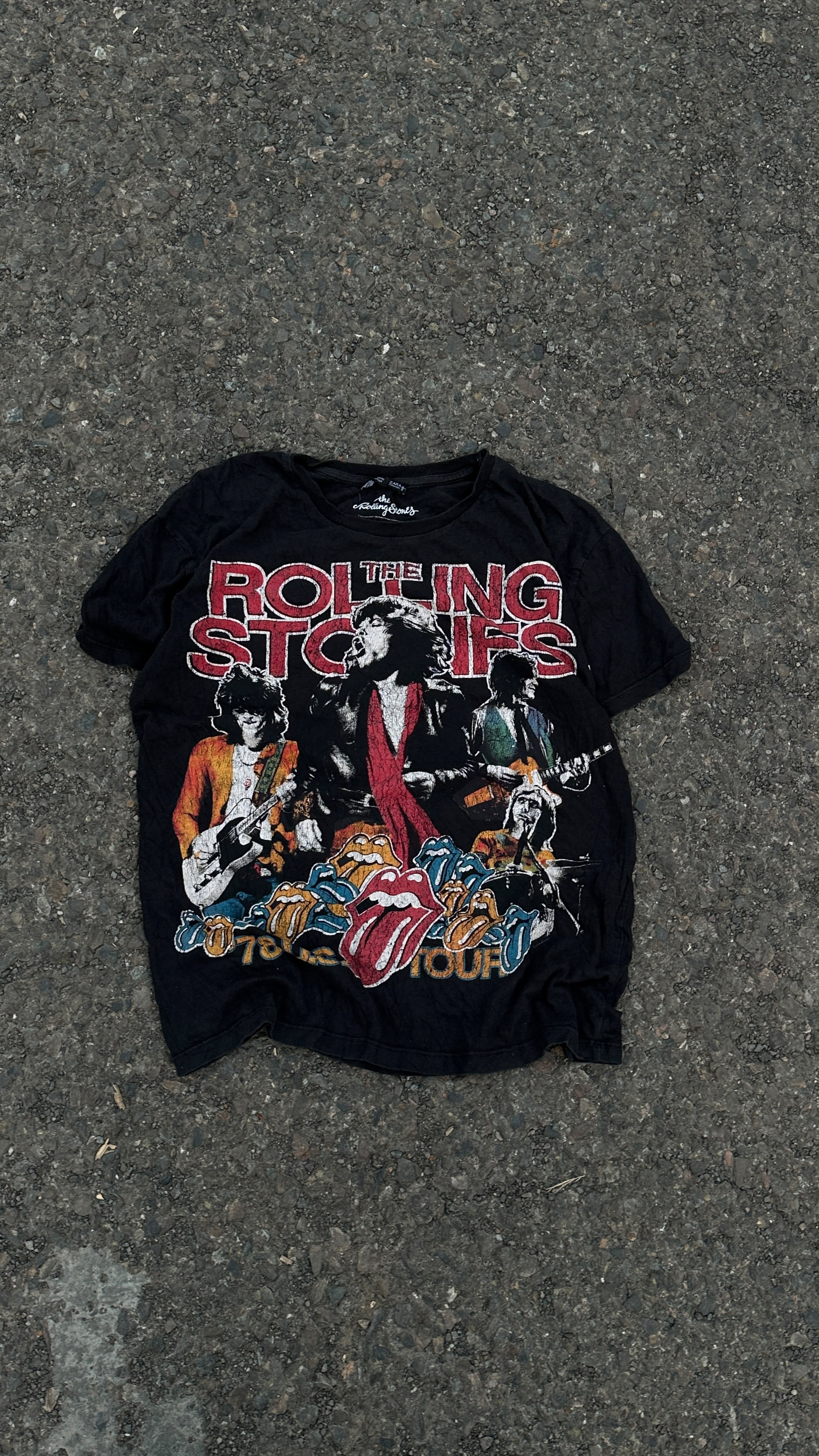Rolling Stones 90s style band tee