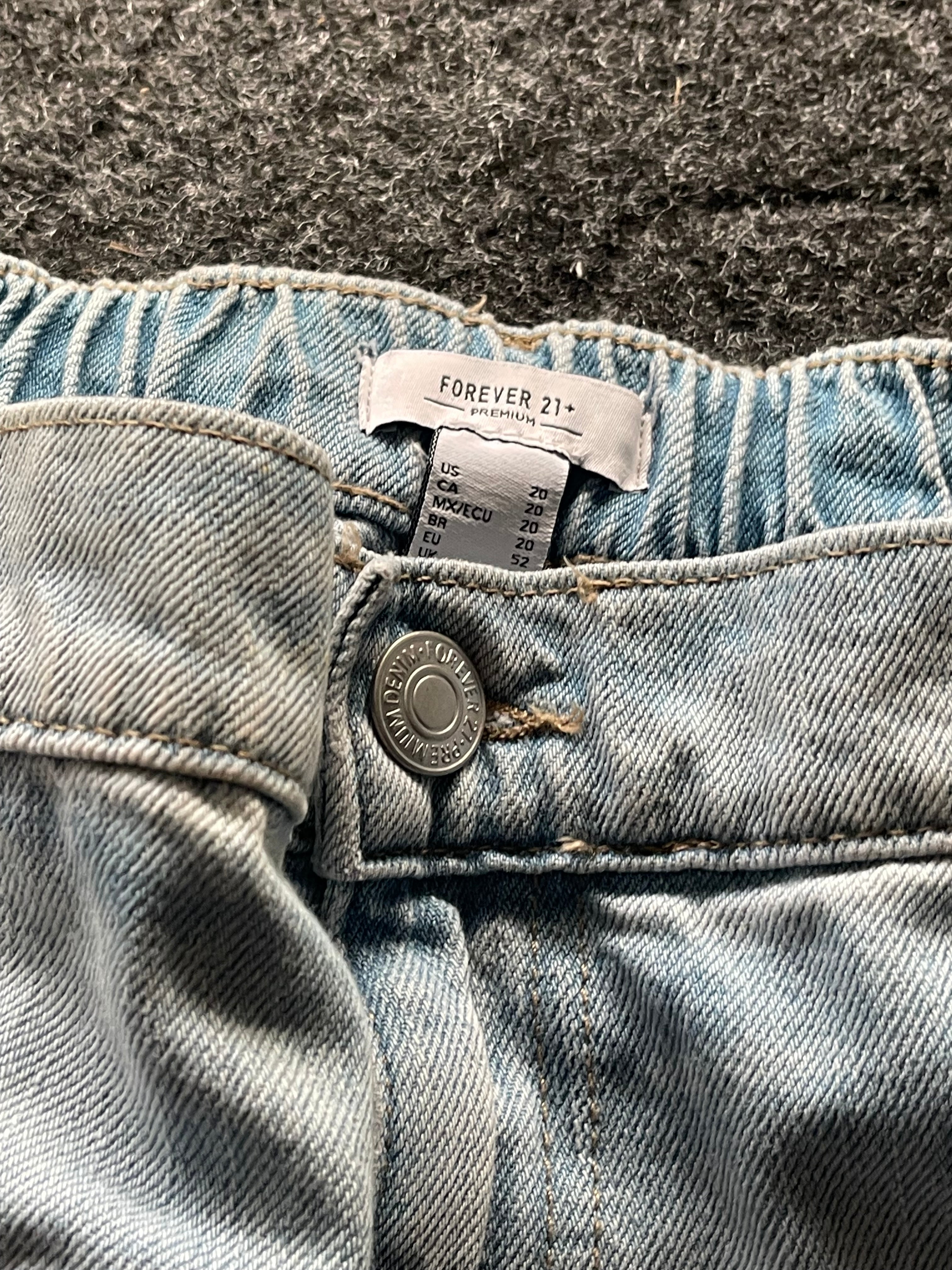Extremely comfortable forever 21 baggy jogger denim ( unused)34 waist 41 length