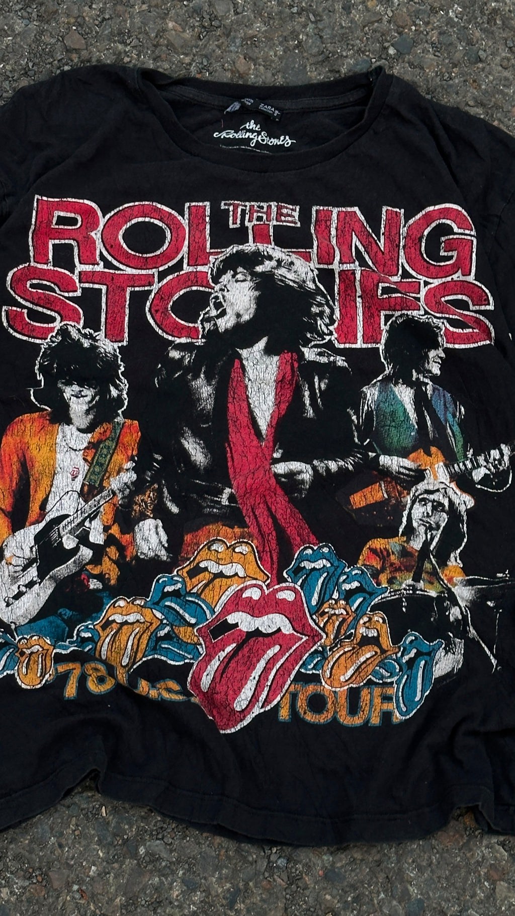 Rolling Stones 90s style band tee