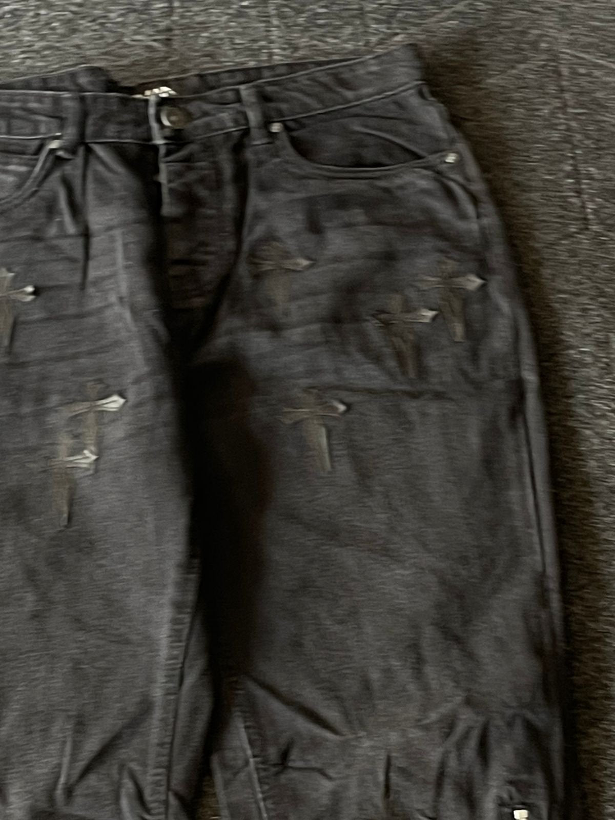 Vintage Stone Washed Baggy Flared y2k Jeans