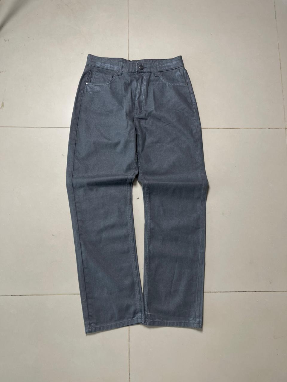 Vintage grey glazed rare denim
