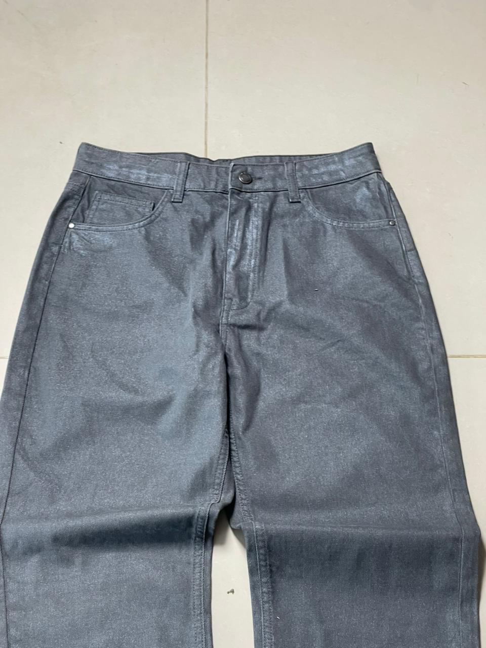 Vintage grey glazed rare denim