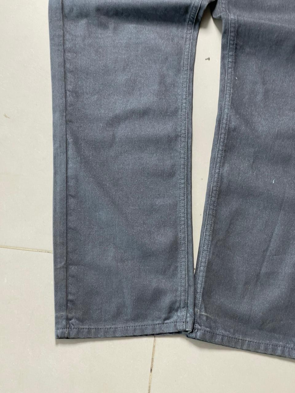 Vintage grey glazed rare denim