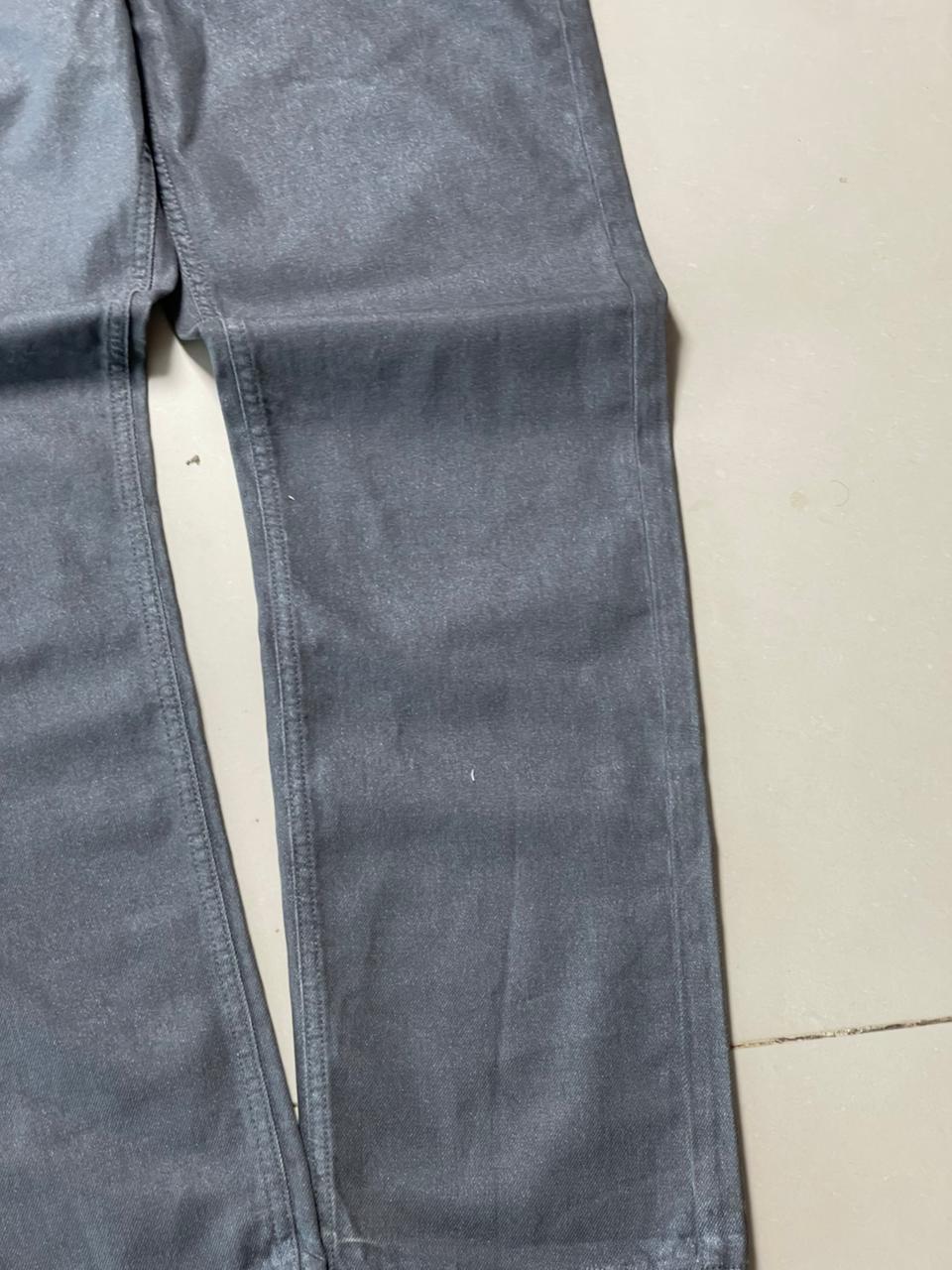 Vintage grey glazed rare denim