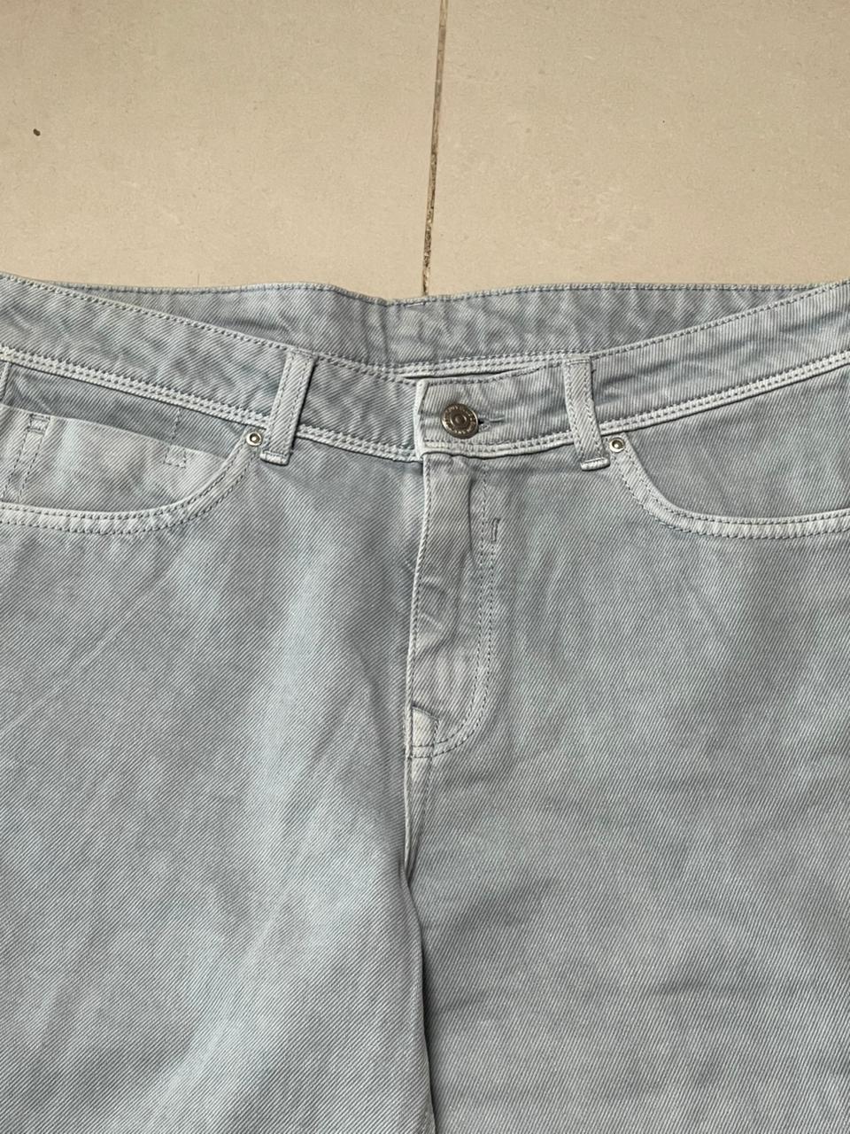 Vintage blue baggy denim