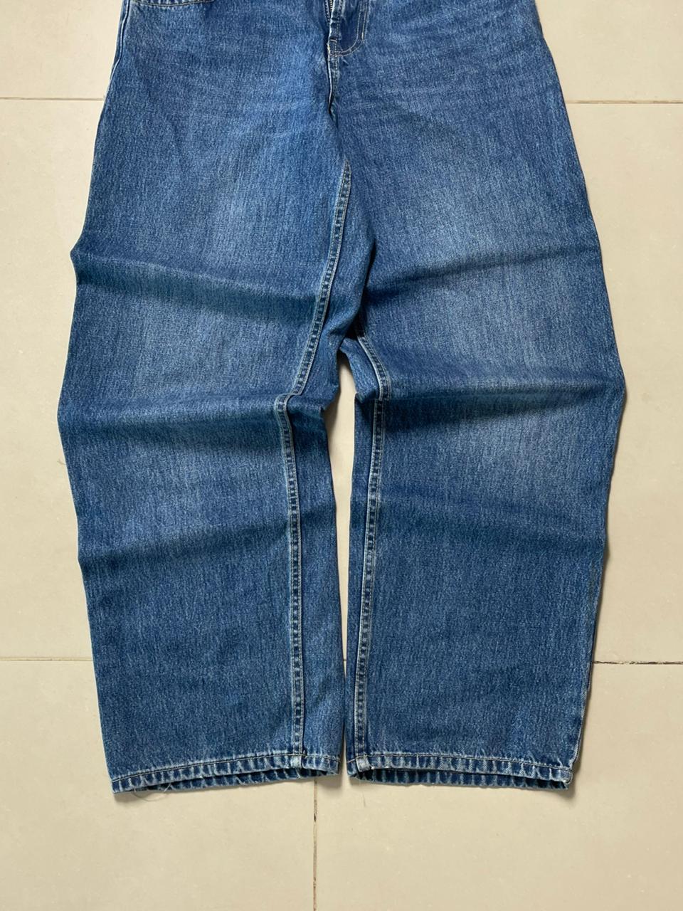 Vintage dark blue yres baggy denim