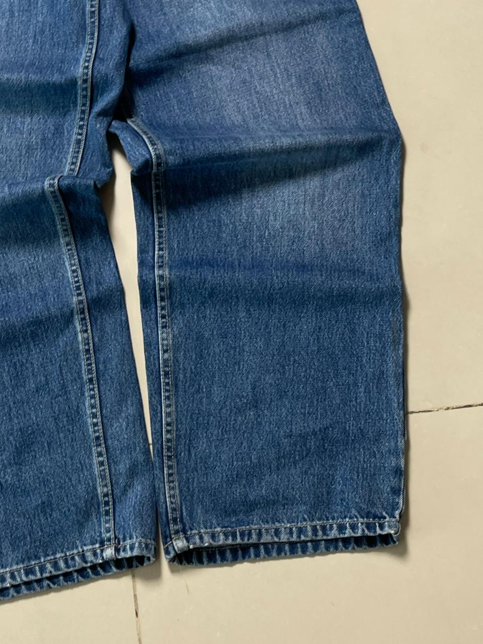 Vintage dark blue yres baggy denim