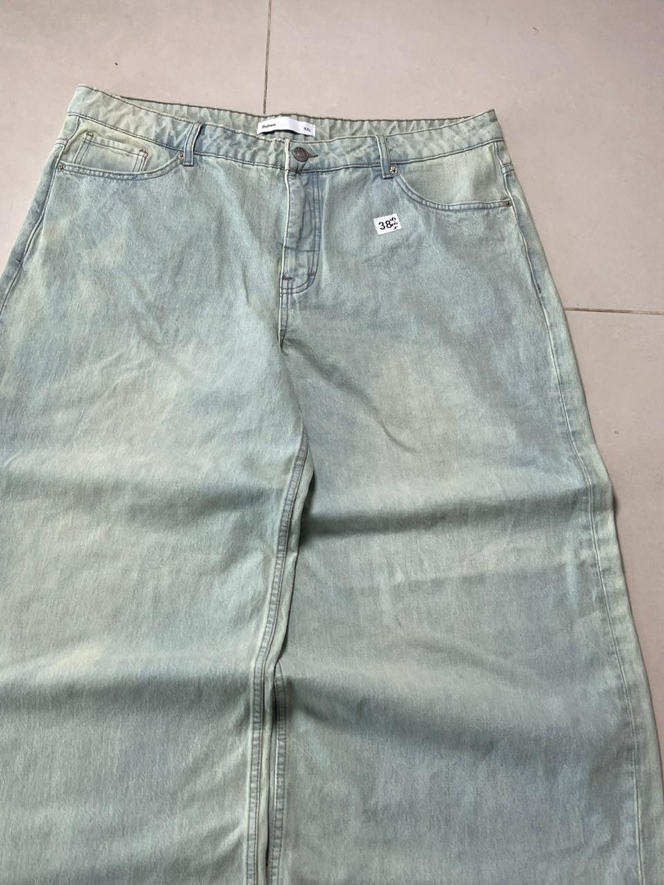 Vintage be free MATCHA super baggy denim