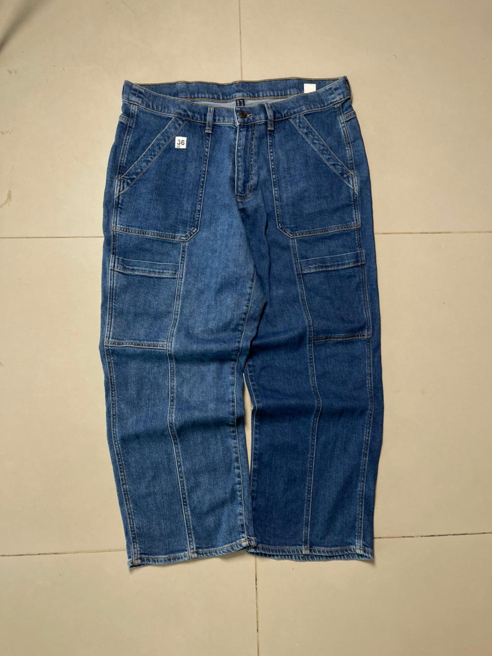 Vintage baggy pockets denim