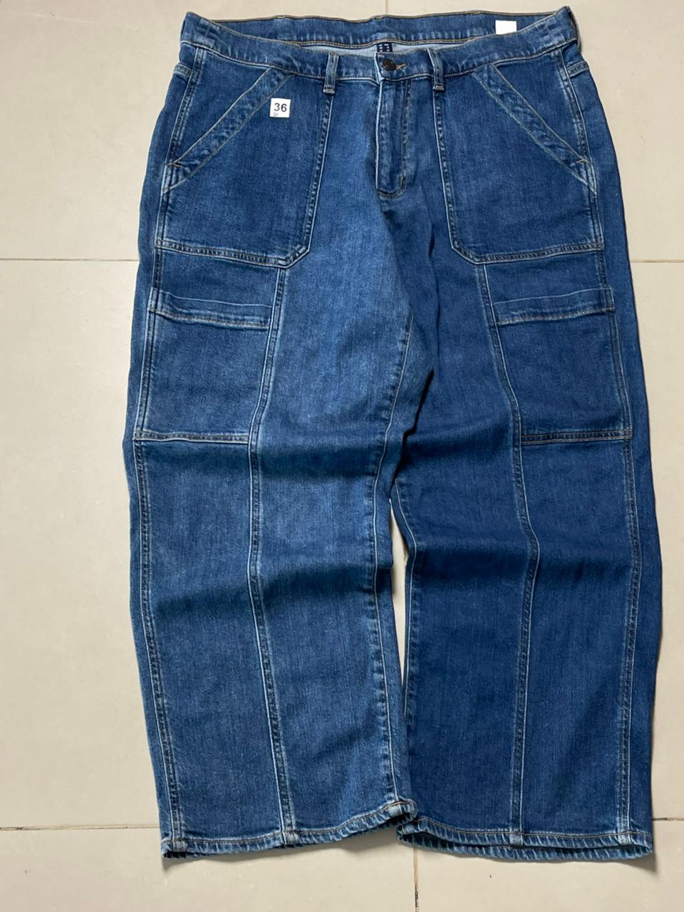 Vintage baggy pockets denim