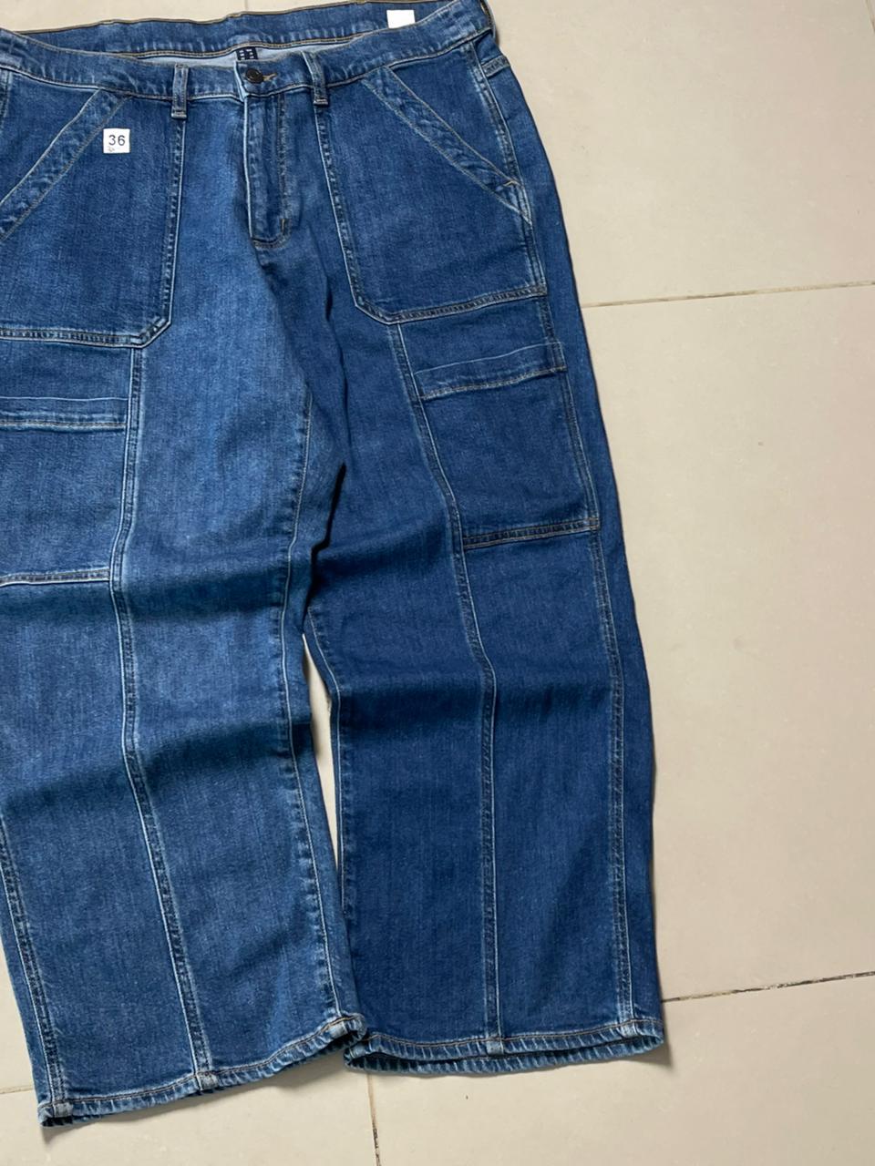 Vintage baggy pockets denim