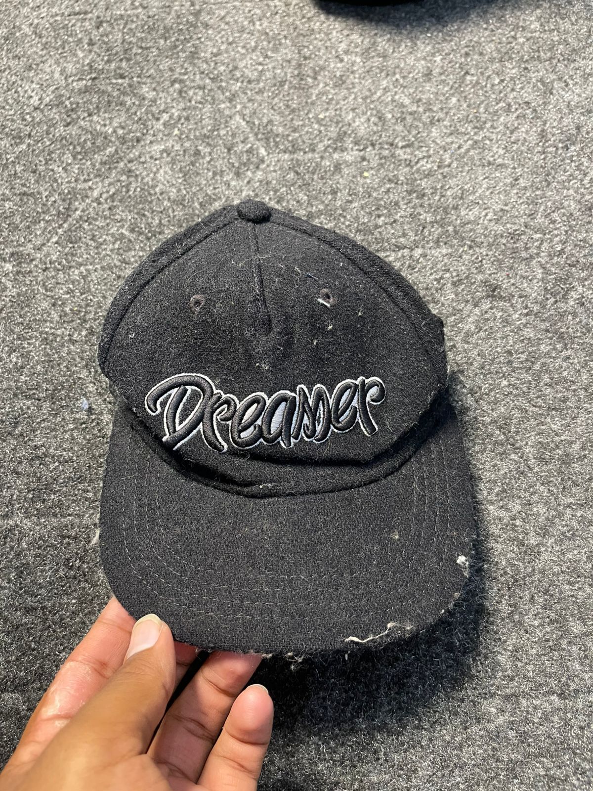 Vintage dreamer suede cap