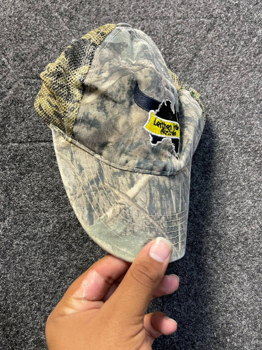 Vintage camo lethal cap