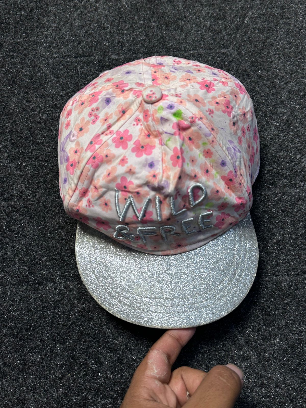Floral pookie cap