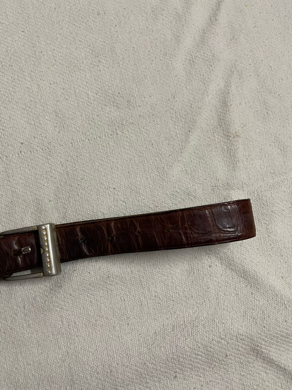 Vintage leather joop jeans belt