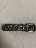 Vintage gothic heavy weight emerald belt