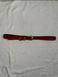 Vintage suede rarest burgundy belt
