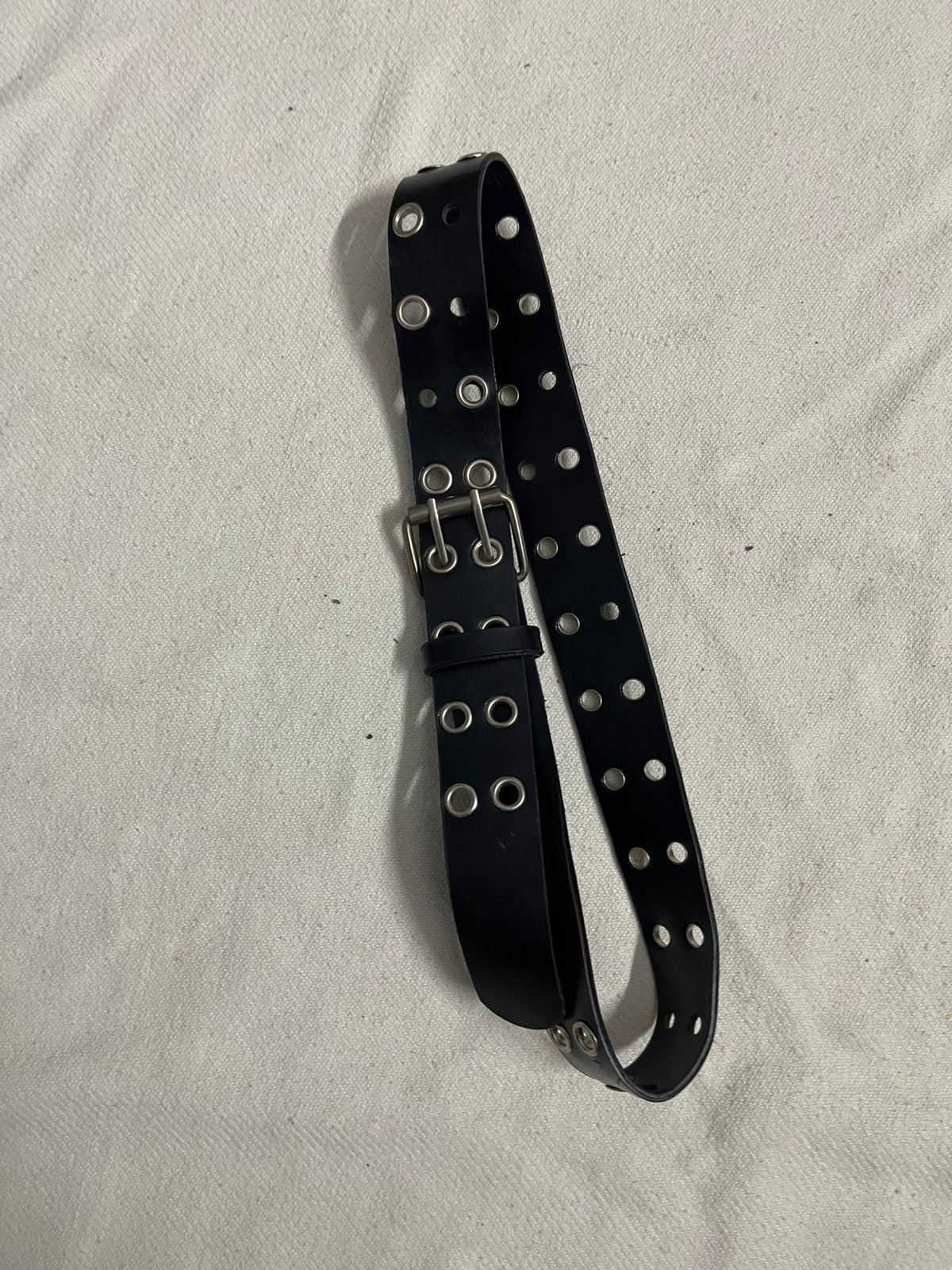 Vintage leather gothic early 2000's belt
