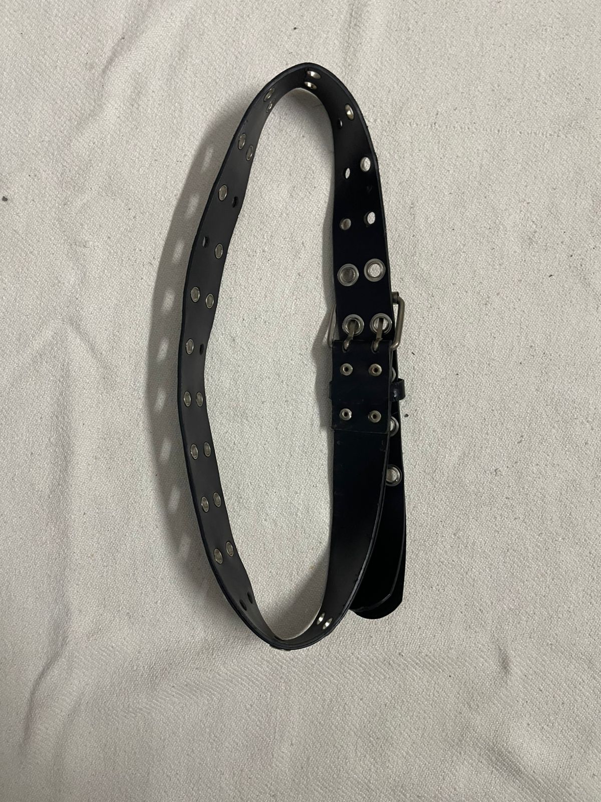 Vintage leather gothic early 2000's belt