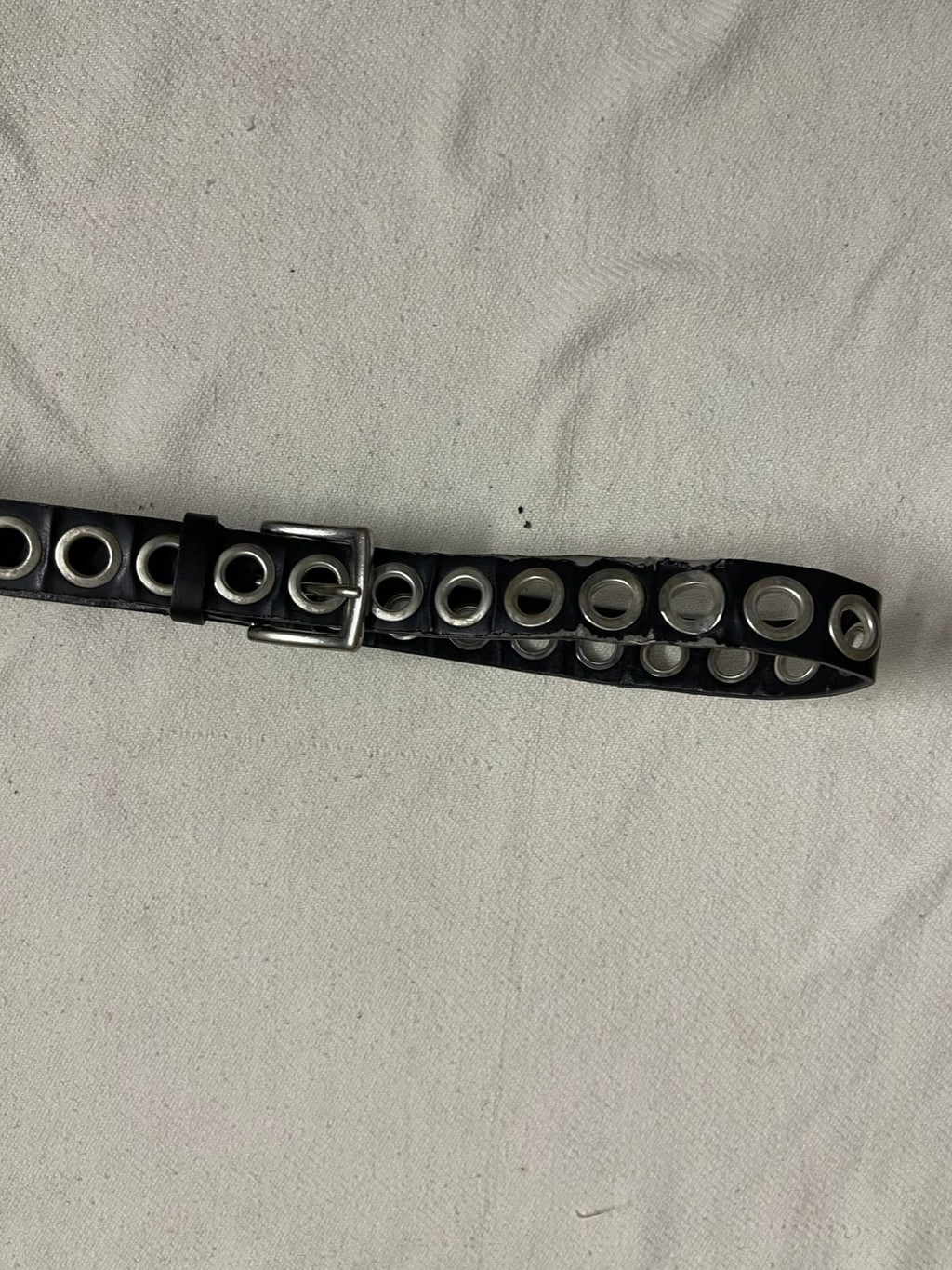 Vintage leather gothic streetwear belt