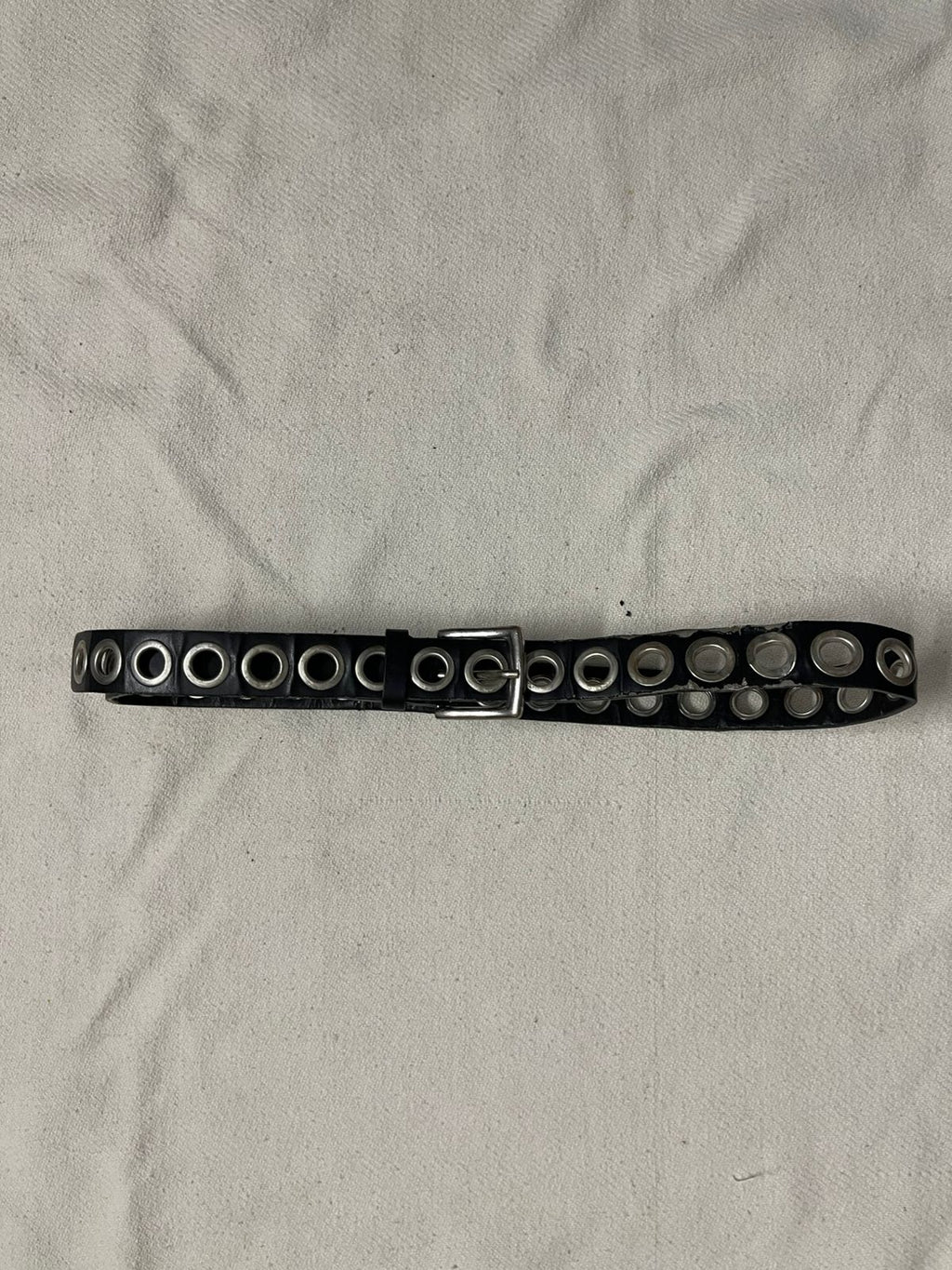 Vintage leather gothic streetwear belt