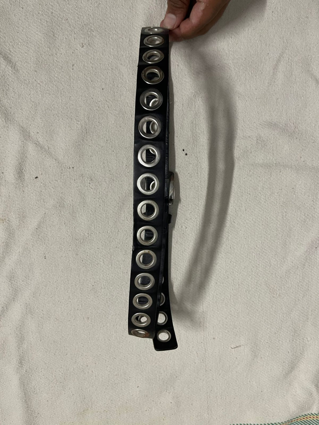 Vintage leather gothic streetwear belt