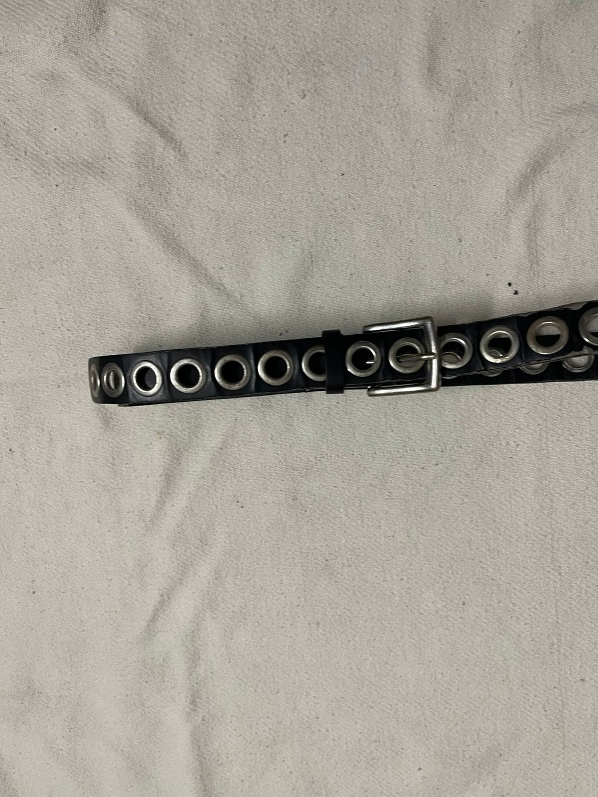 Vintage leather gothic streetwear belt