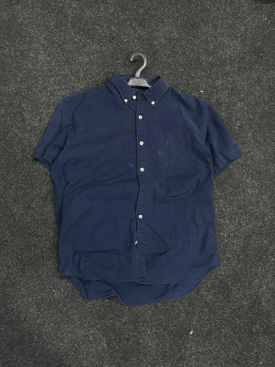 Basic GAP navy button down