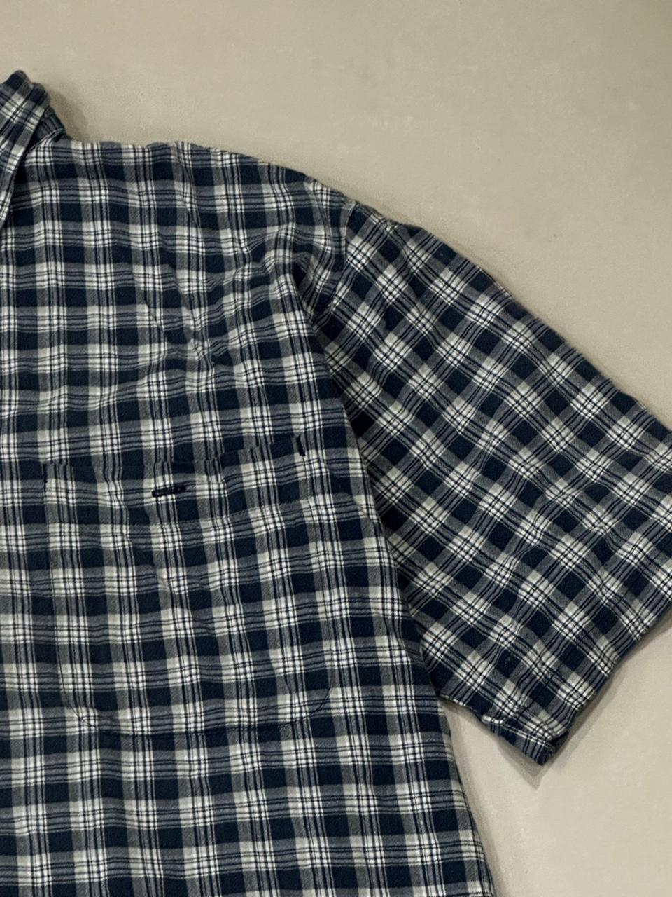 worksport vintage flanneled button doen