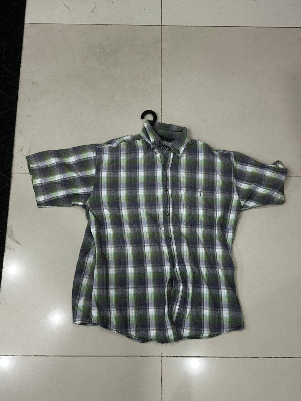 worksport vintage flanneled button doen