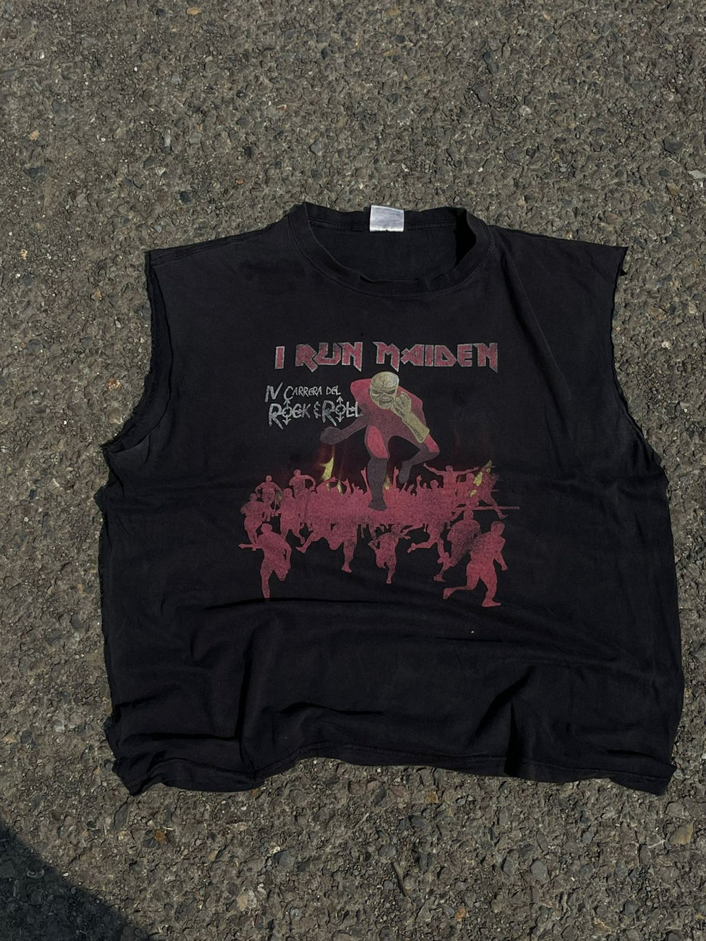 Iron maiden vintage 2000s rare sleeveless tee