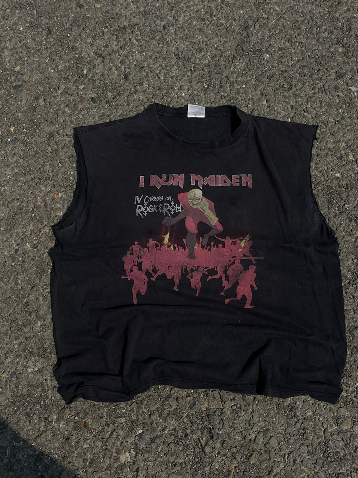 Iron maiden vintage 2000s rare sleeveless tee