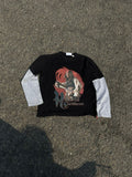 Vintage 2000s layered pirates of the Caribbean tee(cropped)
