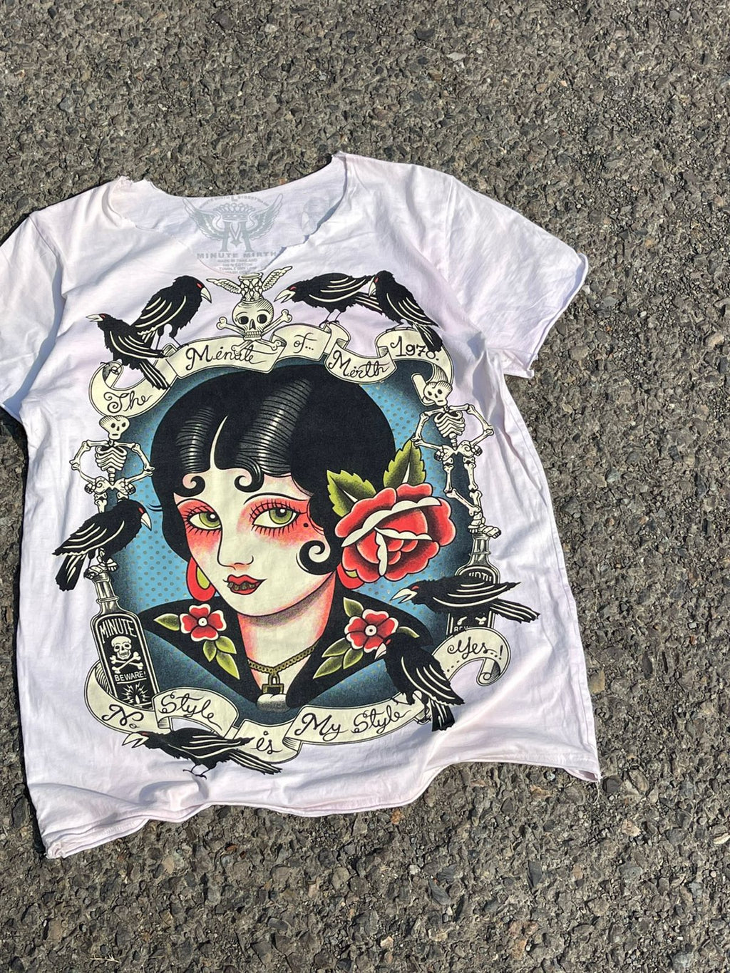 Extremely rare Minute Mirth y2k tee