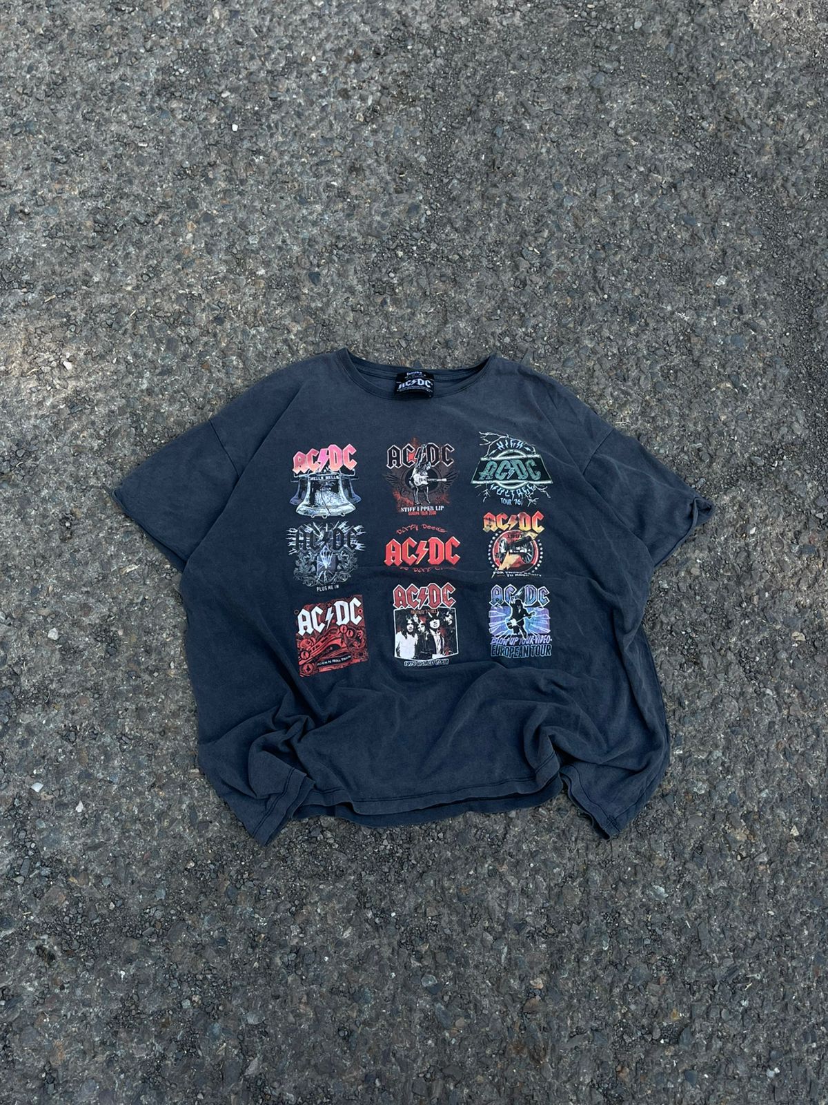 Ac dc vintage 1980s rare tee