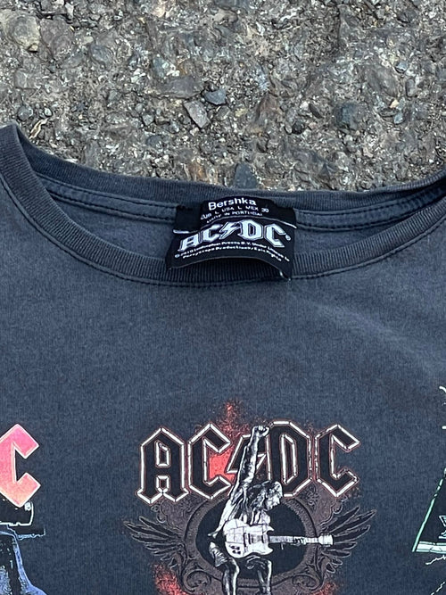 Ac dc vintage 1980s rare tee