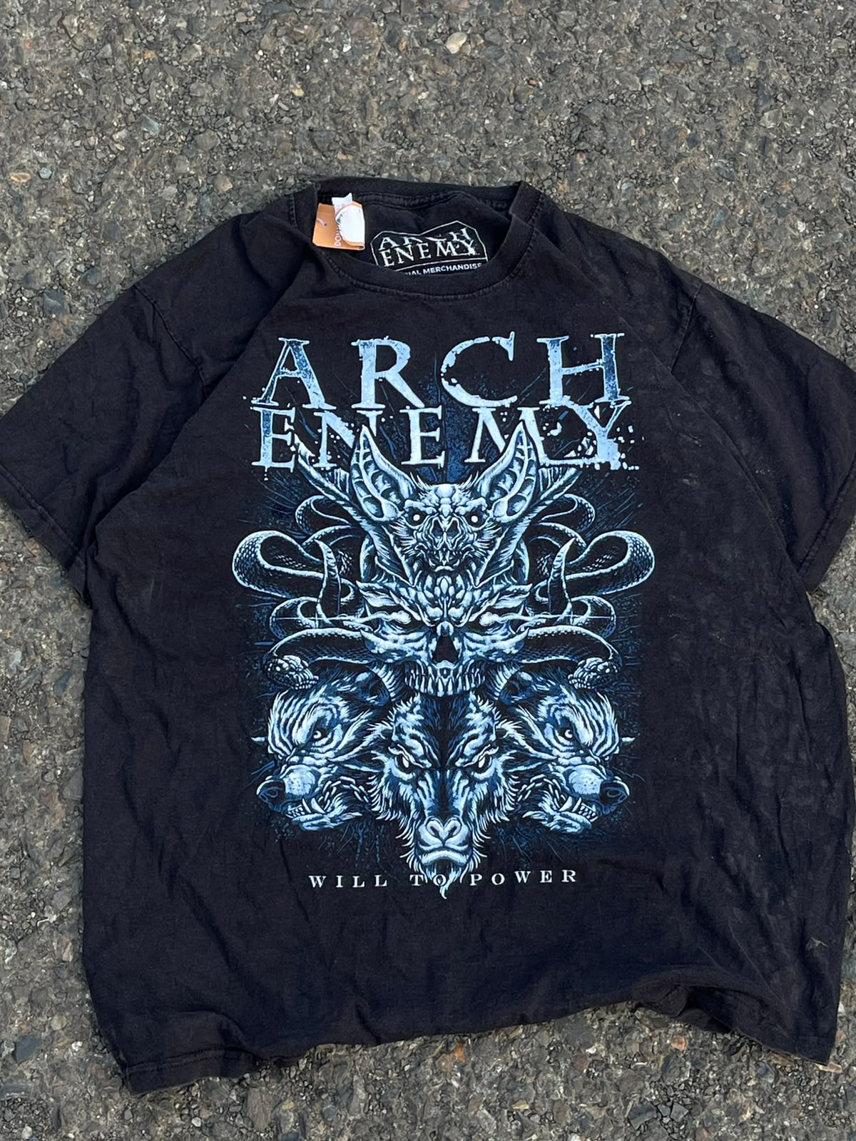 Arch enemy washed tee