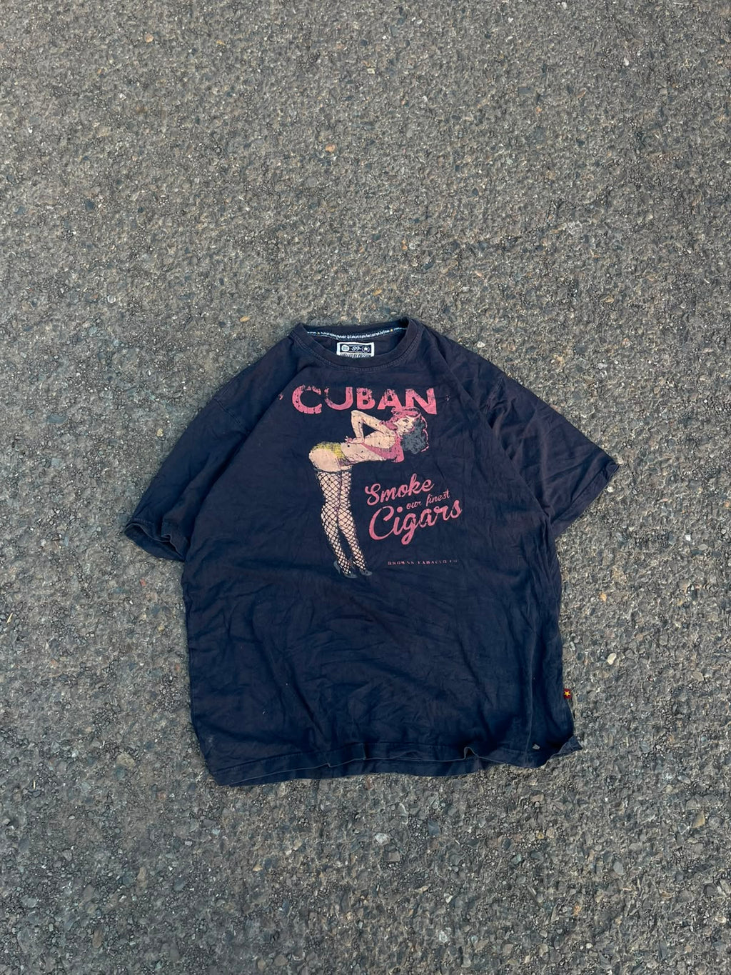 Cuban cigars y2k vintage 1980s style tee