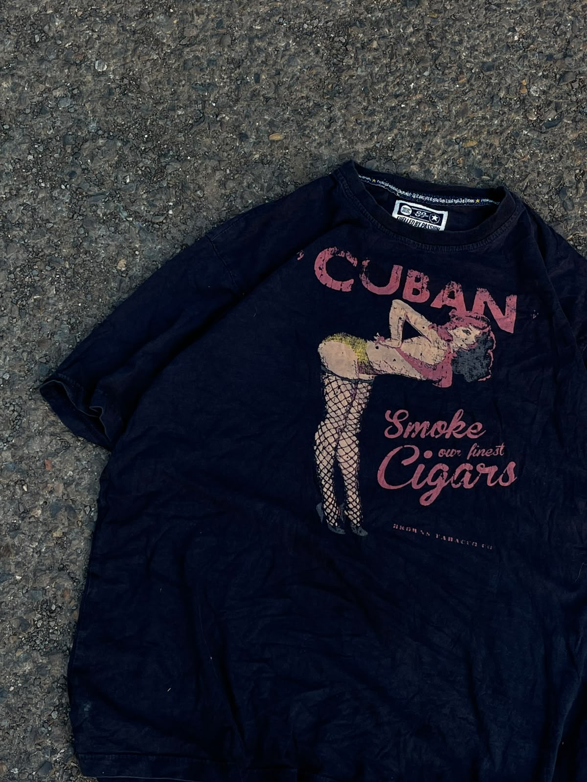 Cuban cigars y2k vintage 1980s style tee