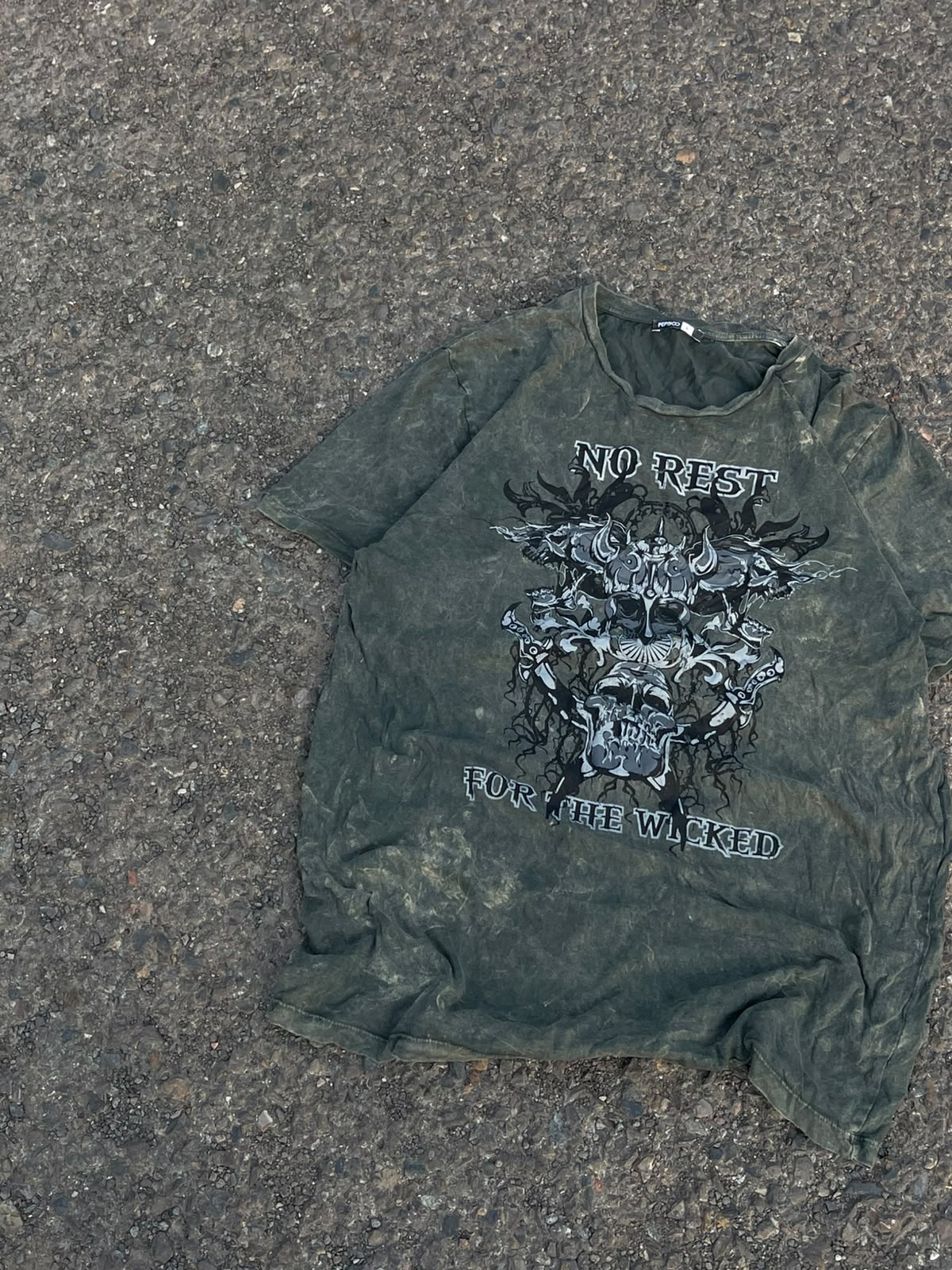Vintage 1990s for the wicked sunfaded washed graphic tee