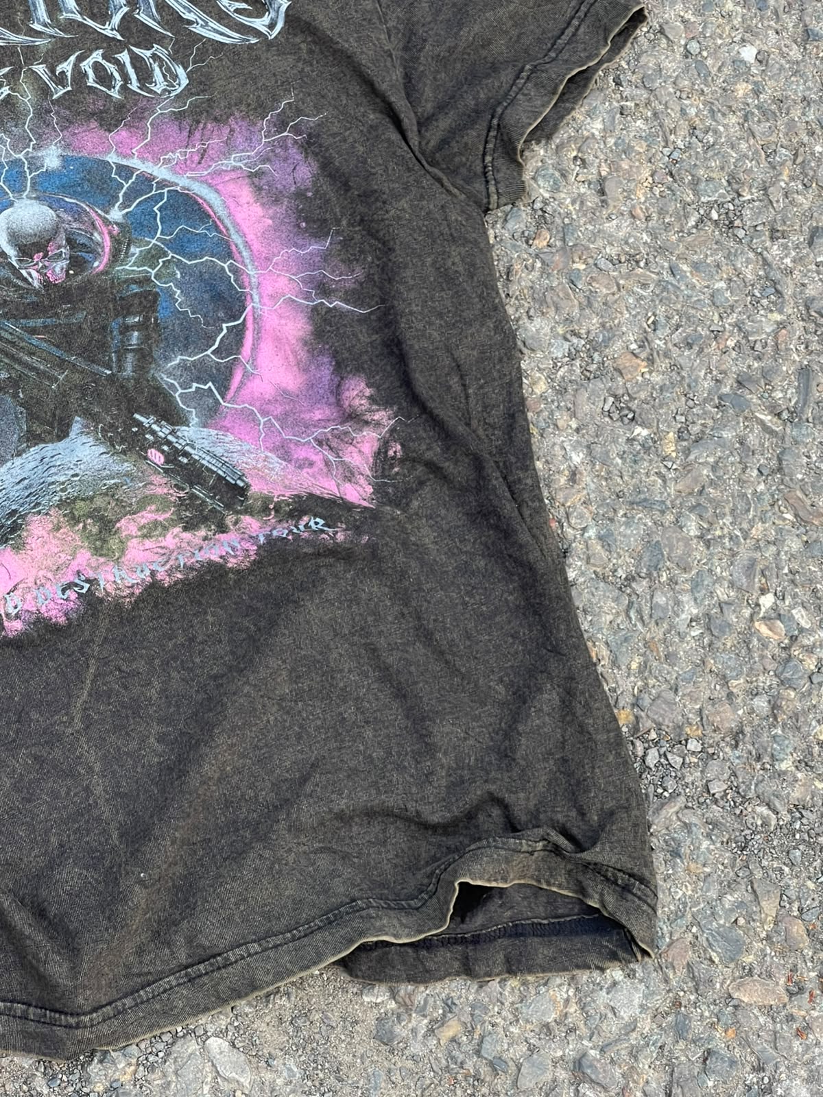 Vintage 90s warriors rare sunfaded tee( extremely rare texture)