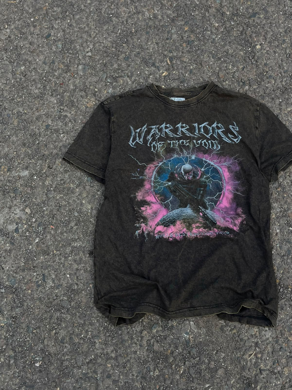 Vintage 90s warriors rare sunfaded tee( extremely rare texture)