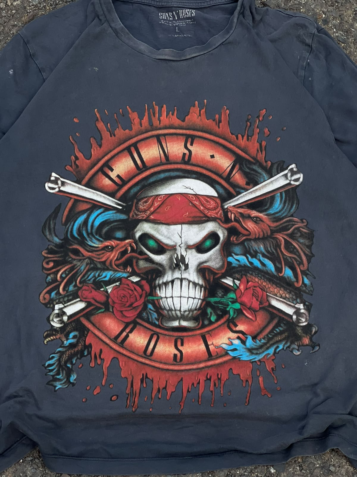 Guns and roses vintage tee(rare)