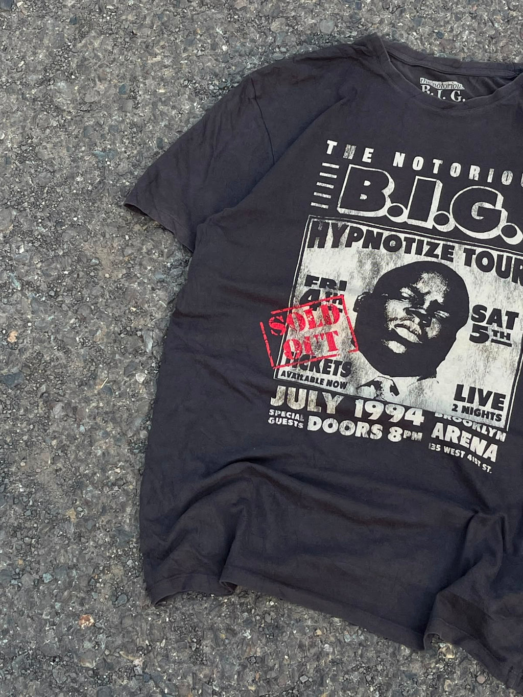 Rarest vintage " the notorious big" 1994 soldout tour tee💨