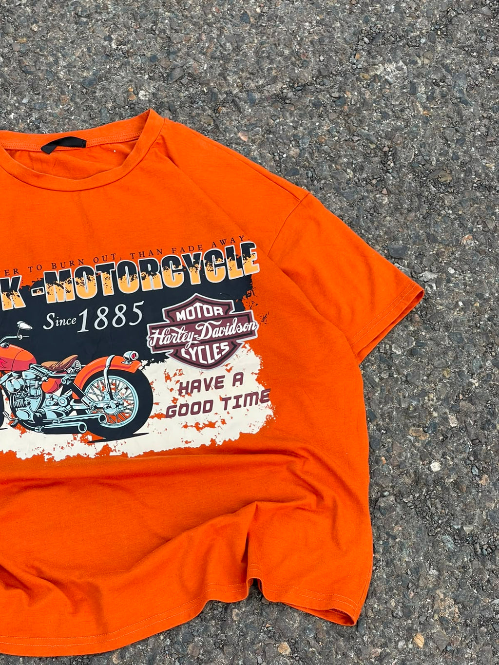Vintage "Harley davidson" rare racing tee